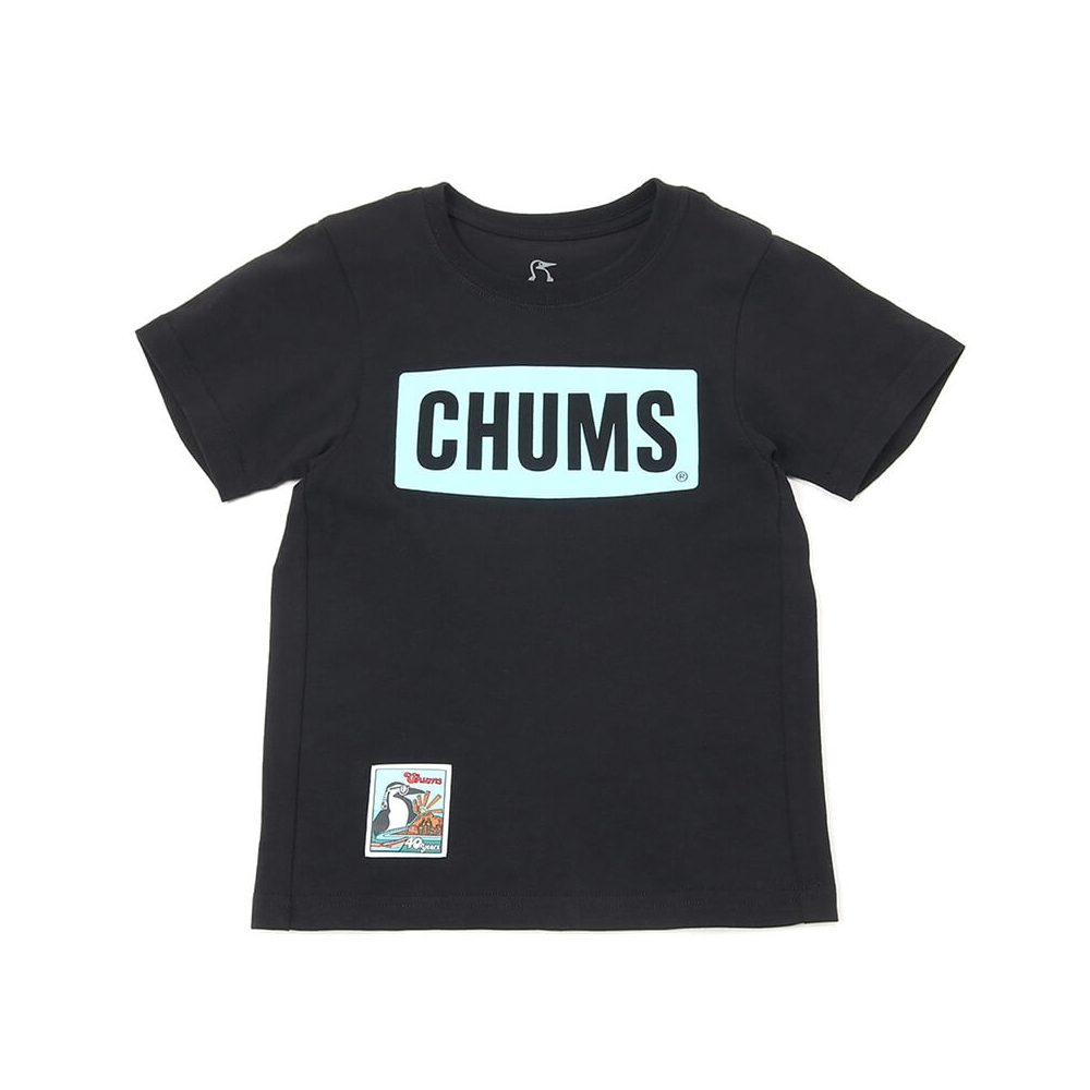 CHUMS Kids 40 Years Old Booby T-Shirt 中大童短袖上衣黑CH211275K001