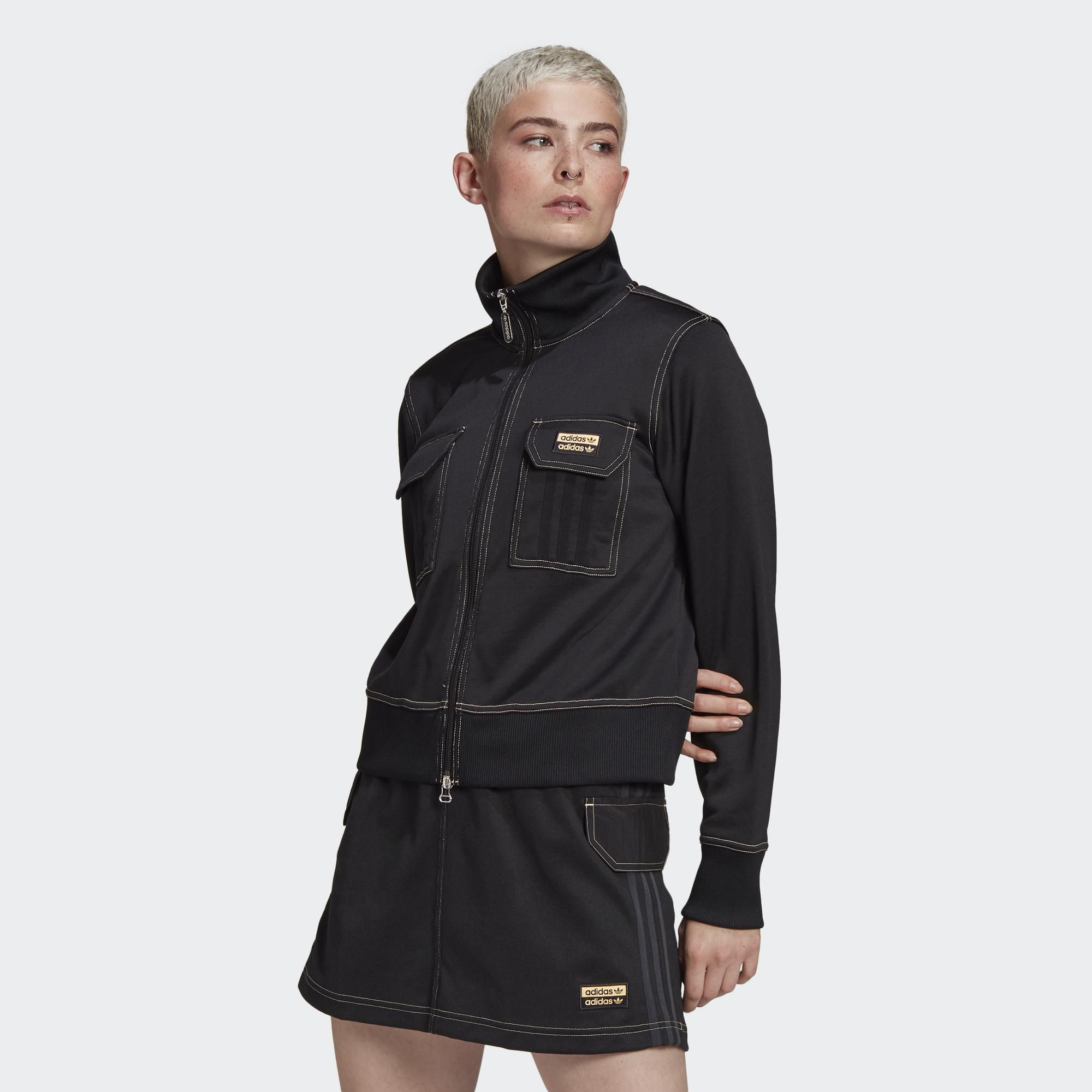 ADIDAS TRACK TOP å¥³ å¤å¥ é»GN4242| æ©æ¼é 
